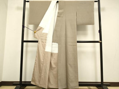 平和屋着物●本塩沢 蚊絣 正絹 逸品 DABA8954du