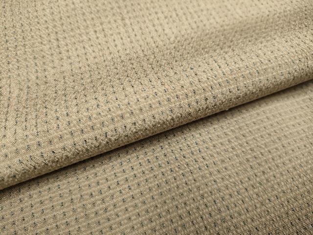平和屋着物●本塩沢 蚊絣 正絹 逸品 DABA8954du