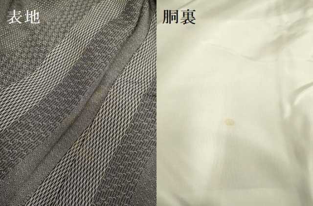 平和屋着物●江戸小紋 間道 正絹 逸品 DABA8957du
