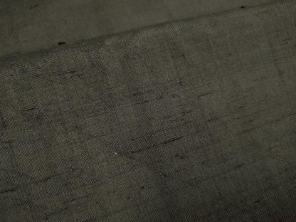 平和屋着物●男性 紬 黒地 正絹 逸品 DABA8962du