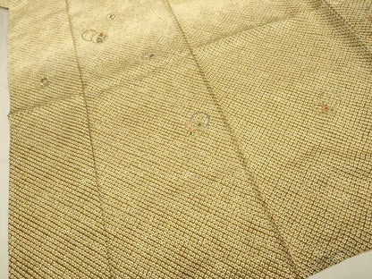 平和屋着物●訪問着 絞り 刺繍 雪輪重ね花文 暈し染め 金糸 正絹 逸品 DABA8976du