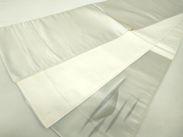 平和屋着物◎太鼓柄袋帯　風景シルエット文　正絹　逸品　DABA9194qa