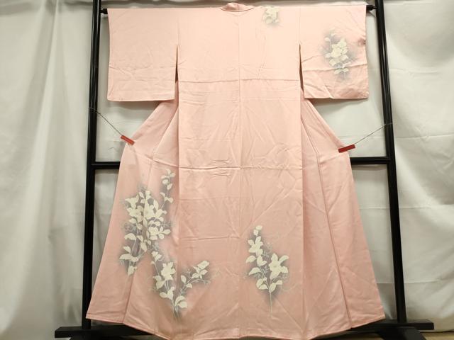 平和屋着物■訪問着 枝花文 暈し染め 正絹 逸品 DABA9434qa