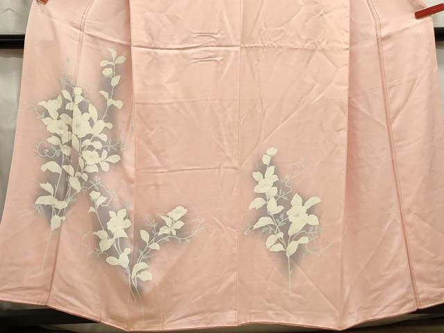 平和屋着物■訪問着 枝花文 暈し染め 正絹 逸品 DABA9434qa