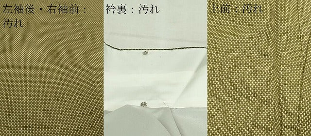 平和屋着物■上質なお召　十字絣　正絹　逸品　DABA9655sf
