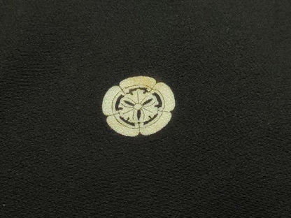 平和屋着物■豪華黒留袖 刺繍 飛鳥文 暈し染め 金彩 正絹 逸品 DABA9779sf