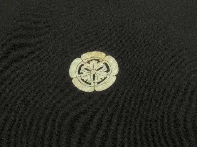 平和屋着物■豪華黒留袖 刺繍 飛鳥文 暈し染め 金彩 正絹 逸品 DABA9779sf