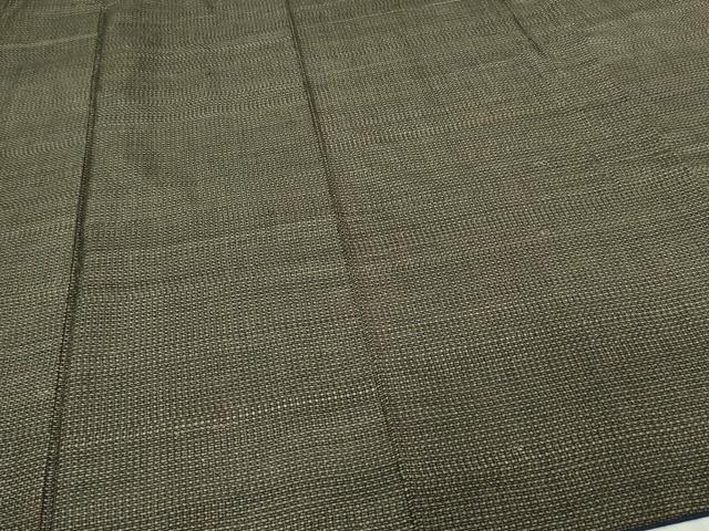 平和屋着物■男性 紬 横段文 正絹 逸品 DABA9814sf