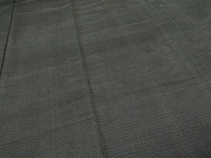 平和屋着物■男性　紬　横段文　正絹　逸品　DABA9815sf