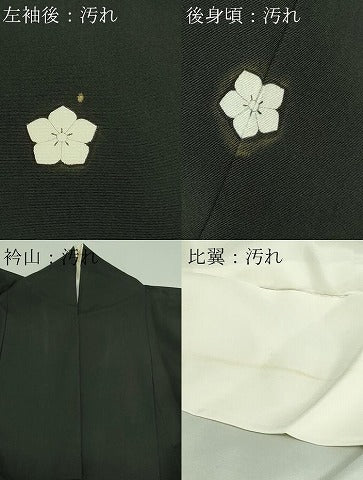 平和屋着物■豪華黒留袖 駒刺繍 舞花文 金彩 正絹 逸品 DABA9896sf