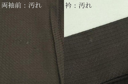 平和屋着物■男性 紬 縞 正絹 逸品 DABA9906sf