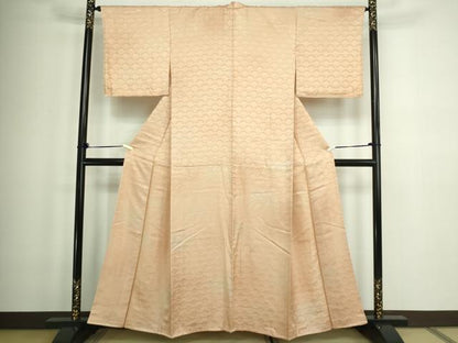 平和屋着物■上質な小紋 青海波文 暈し染め 正絹 逸品 DABA9919sf
