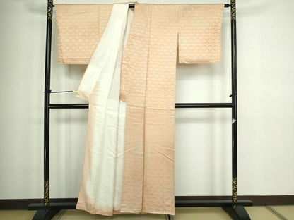 平和屋着物■上質な小紋 青海波文 暈し染め 正絹 逸品 DABA9919sf