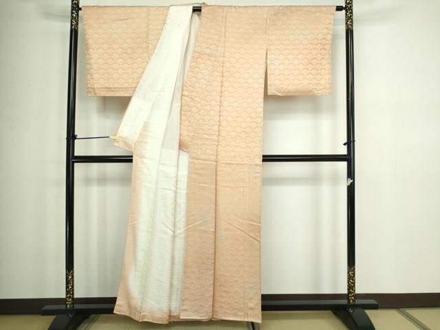 平和屋着物■上質な小紋 青海波文 暈し染め 正絹 逸品 DABA9919sf