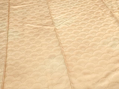 平和屋着物■上質な小紋 青海波文 暈し染め 正絹 逸品 DABA9919sf
