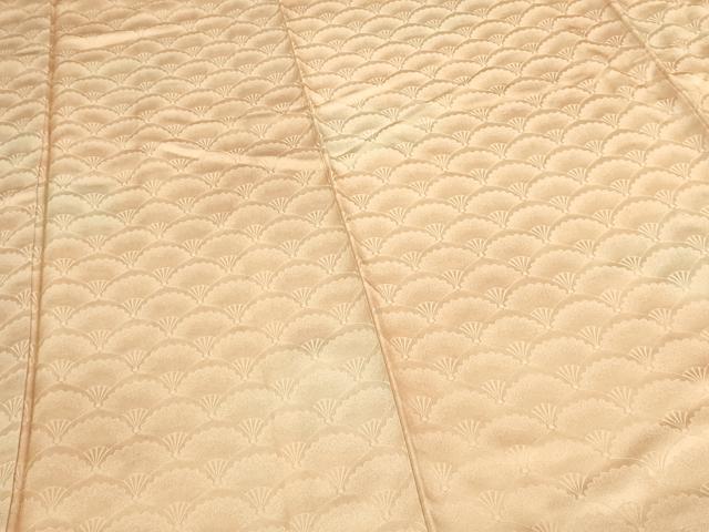 平和屋着物■上質な小紋 青海波文 暈し染め 正絹 逸品 DABA9919sf