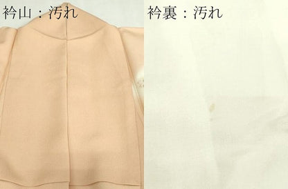 平和屋着物■訪問着 刺繍 更紗花鳥文 暈し染め 正絹 逸品 DABA9921sf