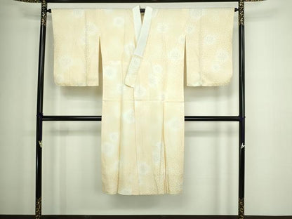 平和屋着物■長襦袢　袷　舞花文　暈し染め　正絹　逸品　DABA9925sf