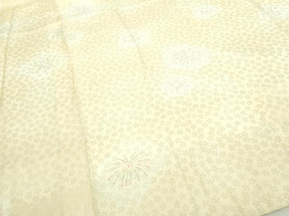 平和屋着物■長襦袢　袷　舞花文　暈し染め　正絹　逸品　DABA9925sf