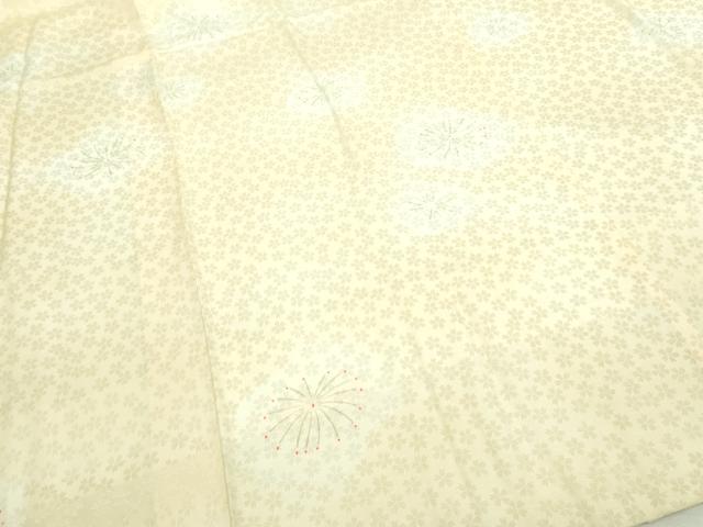 平和屋着物■長襦袢　袷　舞花文　暈し染め　正絹　逸品　DABA9925sf