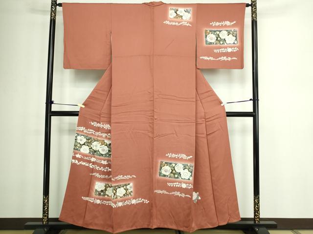平和屋着物■訪問着 辻が花 暈し染め 金銀彩 正絹 逸品 DABA9996sf