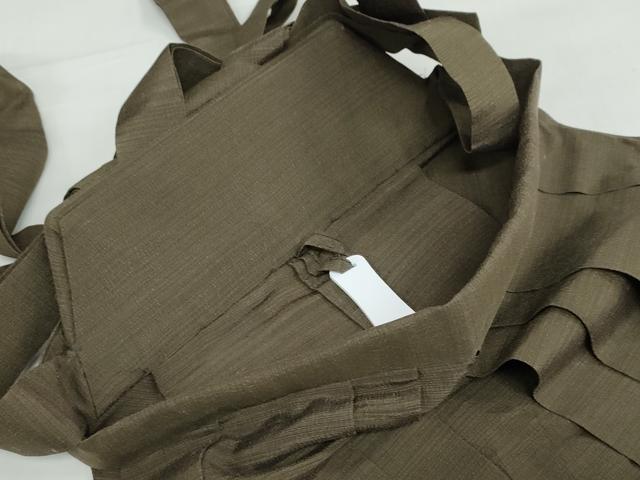 平和屋着物●男性　馬乗り袴　紬地　霞文　正絹　逸品　CAAZ2536ut 平和屋着物○男性 馬乗り袴 紬地 霞文 正絹 逸品 DABB0010ud