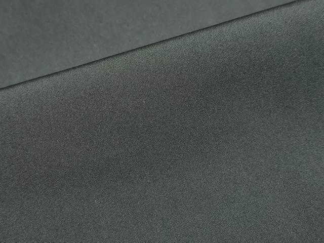 平和屋着物●男性　黒紋付　長羽織セット　羽裏：鷹　正絹　逸品　DABB0011ud