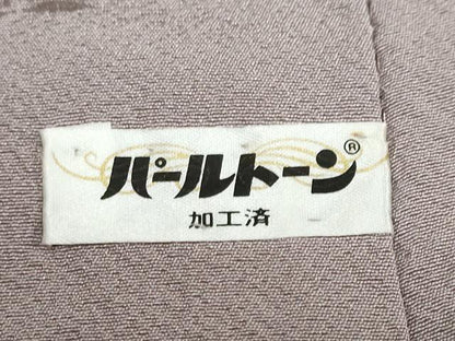 平和屋着物●上質な色無地　潤色　正絹　逸品　DABB0041ud