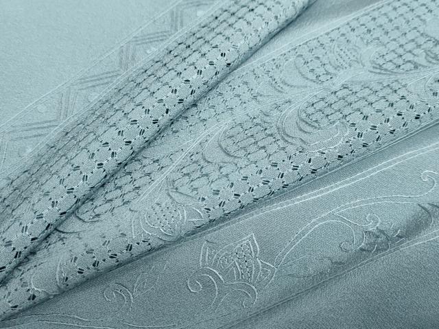 平和屋着物□訪問着 中国国宝刺繍 乱針刺繍 霞風景文 暈