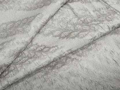 平和屋着物●上質な色無地 絞り 茶鼠色 正絹 逸品 DABB0049ud