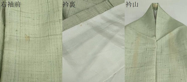 平和屋着物●訪問着 紬地 道長花鳥文 金彩 正絹 逸品 DABB0053ud