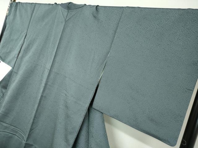 平和屋着物○色留訪問着 お召地 花鳥文 暈し染め まるやま