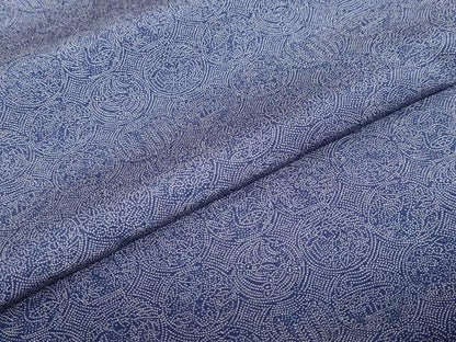 平和屋着物●江戸小紋　草花丸文　松屋扱い　正絹　逸品　DABB0111ud