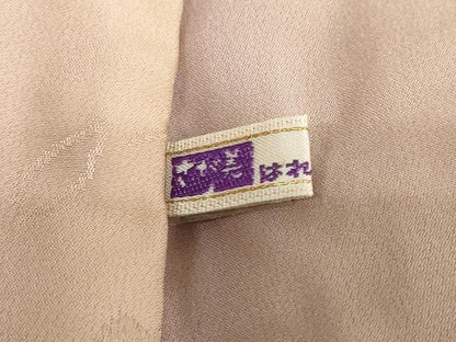 平和屋着物●長襦袢　袷　流水舞桜地紋　暈し染め　さが美扱い　正絹　逸品　DABB0115ud