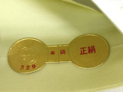 平和屋着物◎西陣　六通柄袋帯　樹林文　金銀糸　正絹　逸品　未仕立て　DABB0157ud