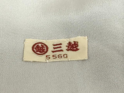 平和屋着物●上質な小紋 箔散らし文 黒地 三越扱い 正絹 逸品 DABB0288ud