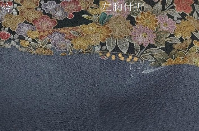平和屋着物●訪問着 草花文 やまと誂製 正絹 逸品 DABB0290ud