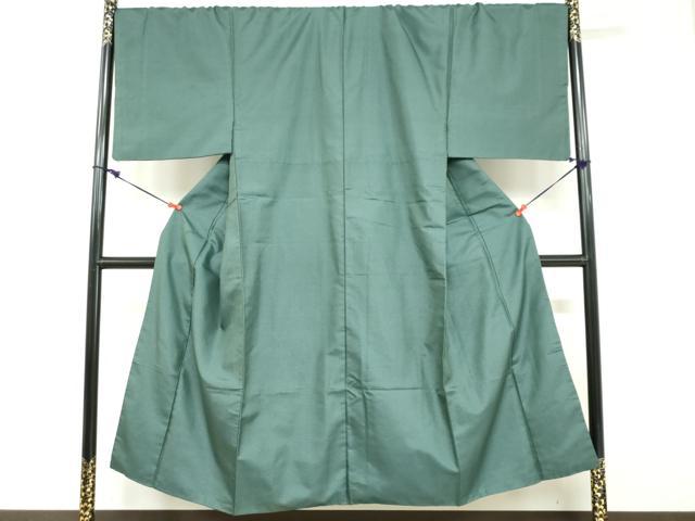 平和屋着物●男性　紬　アンサンブル　長羽織　100亀甲　総詰め　キングサイズ　正絹　逸品　DABB0303ud