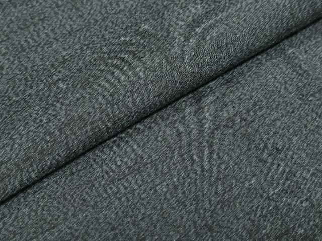 平和屋着物●男性　紬　アンサンブル　長羽織　霞文　正絹　逸品　未使用　DABB0306ud