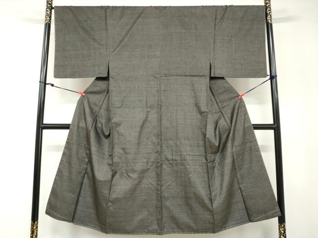 平和屋着物●男性 本場大島紬 アンサンブル 長羽織 100亀甲 総詰め 正絹 逸品 DABB0309ud