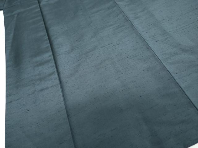 平和屋着物●男性 紬 アンサンブル 長羽織 百入茶色 正絹 逸品 DABB0322ud