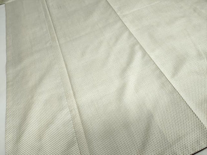 平和屋着物●本場大島紬 アンサンブル 白大島 7マルキ 蚊絣 正絹 逸品 未使用 DABB0323ud