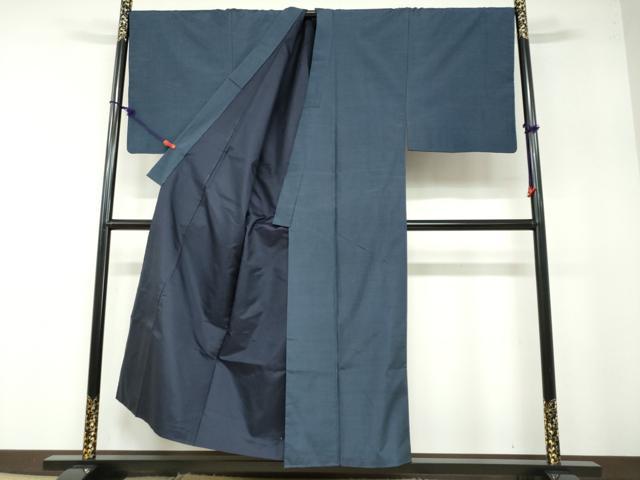 平和屋着物●男性 本場大島紬 長襦袢（袷）セット 抽象文様 キングサイズ 正絹 逸品 DABB0330ud