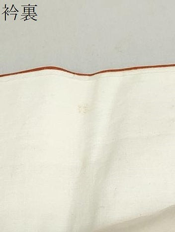 平和屋着物●長襦袢 袷 舞花地紋 暈し染め やまと誂製 半衿刺繍 正絹 逸品 DABB0332ud
