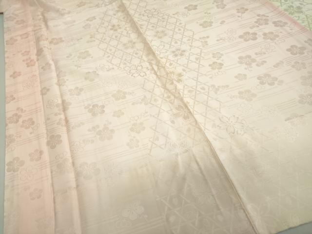平和屋着物●長襦袢 袷 舞花地紋 暈し染め やまと誂製 半衿刺繍 正絹 逸品 DABB0332ud
