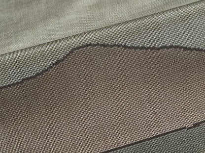 平和屋着物●本場大島紬 訪問着 7マルキ 遠山風景文 正絹 逸品 DABB0334ud