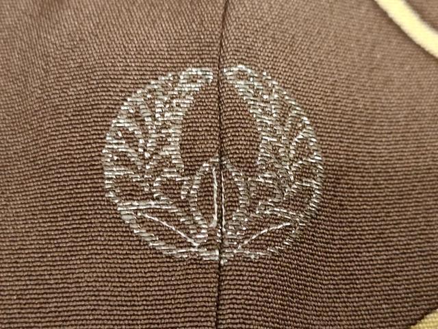 平和屋着物●訪問着 駒刺繍 草花文 正絹 逸品 DABB0359ud