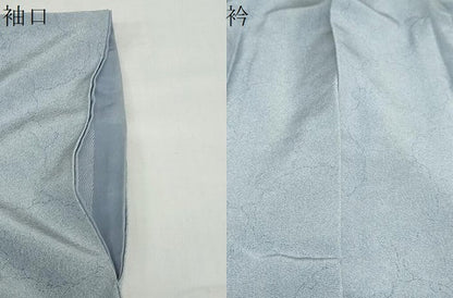 平和屋着物●江戸小紋　藤崎邦夫　雪輪文　鮫小紋柄　正絹　逸品　DABB0366ud