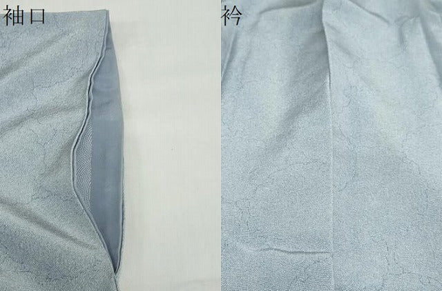 平和屋着物●江戸小紋　藤崎邦夫　雪輪文　鮫小紋柄　正絹　逸品　DABB0366ud