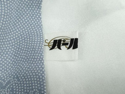 平和屋着物●江戸小紋　藤崎邦夫　雪輪文　鮫小紋柄　正絹　逸品　DABB0366ud